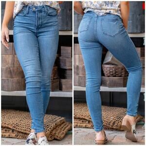 Judy Blue Lucy High Rise Tummy Control Skinny Jean 24W jb88615 md-co